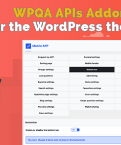 WPQA APIs Addon For The WordPress themes