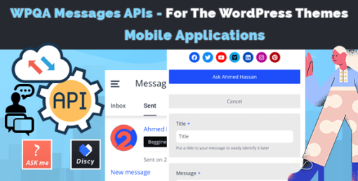 WPQA Messages APIs - Addon For The WordPress Themes