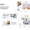 WriteUp - Content Writing Services Elementor Template Kit