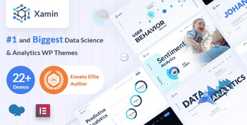 Xamin - Data Science & Analytics SaaS WordPress Theme