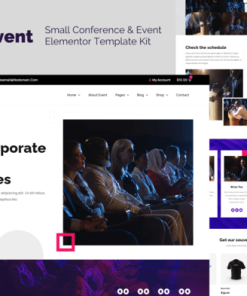 XEvent - Small Conference & Event Elementor Template Kit