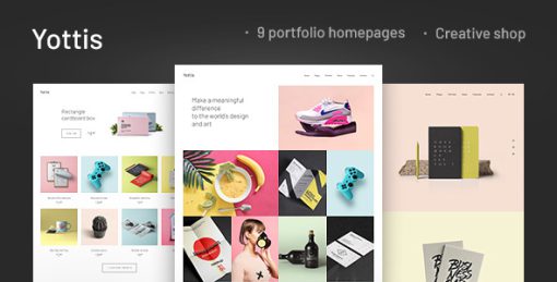 Yottis | Personal Creative Portfolio WordPress Theme + Store
