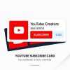 YouTube Subscribe Card for WordPress