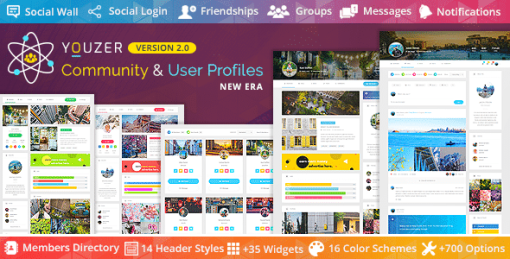 Youzer - Buddypress Community & Wordpress User Profile Plugin