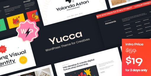Yucca - WordPress Theme for Creatives
