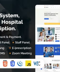 Zaitors - Appointment System, Video/Audio Calling, E-prescription. Hospital CMS Laravel.