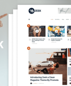 Zeek - A Clean WordPress Blogging / Magazine Theme