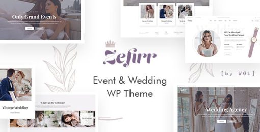 Zefirr - Event & Wedding Agency WP Theme