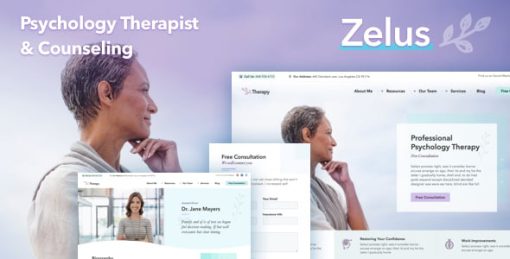 Zelus - WordPress Theme for Psychology Counseling