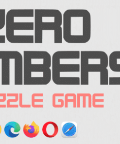 Zero Numbers - Puzzle Game - HTML5 (Construct 3)