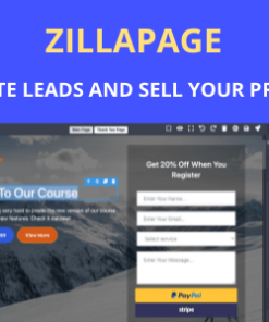 Zillapage -  Landing page and Ecommerce builder