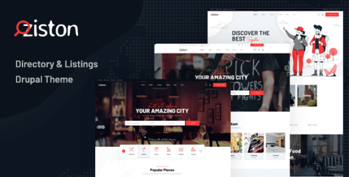 Ziston - Directory & Listing Drupal Theme