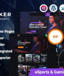 Zocker - eSports Game & Online Clan News Video Gaming WordPress Theme