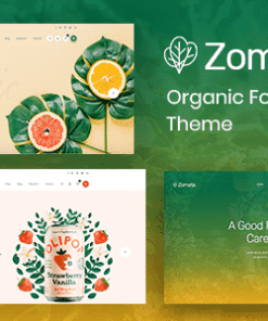 Zomata - Organic Food WordPress Theme + RTL