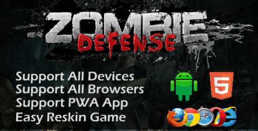Zombie Defense HTML5 Games