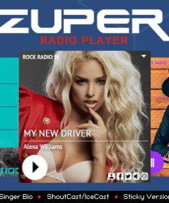 Zuper - Shoutcast and Icecast Radio Player With History - Addon For for WPBakery Page Builder